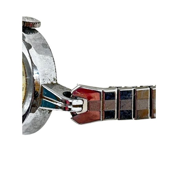 Vintage Timex Women's Silvertone Wrist Watch Salvage Condition - Picture 3 of 7